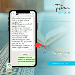 Testimoni alumni STAQ