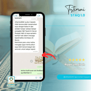 Testimoni alumni STAQ