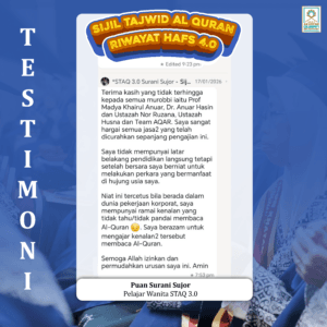 Testimoni alumni STAQ