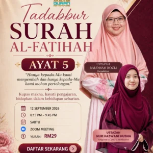 Tadabbur Surah Al Fatihah Ayat 5